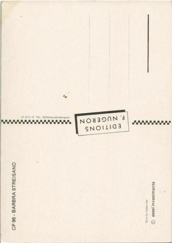 CPM AK Barbra Streisand FILM STAR (1055850)