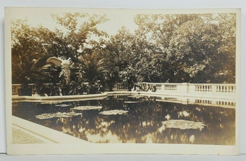 Sharon CT Colgate Mansion Pool Winged Victory Samothrace Sculpture