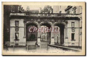 Old Postcard Pau Princiale Entree du Chateau