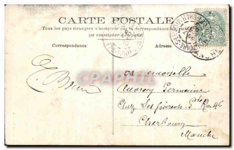 Old Postcard Troo Rock of St Gabriel