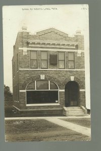 North Lake WISCONSIN RP 1917 BANK MAIN STREET nr Oconomowoc Hartford GHOST TOWN?