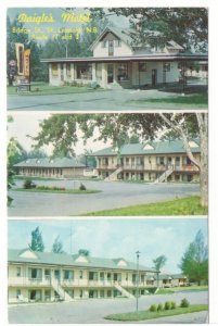 Daigle's Motel, St Leonard, New Brunswick, Vintage Chrome Multiview Postcard