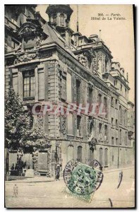 Postcard Old Paris Hotel de la Valette