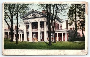 1905 CHARLOTTESVILLE VA UNIVERSITY OF VIRGINIA PAVILION UNDIVIDED POSTCARD P2758