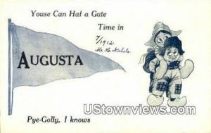 Augusta, ME,     ;     Augusta, Maine Postcard