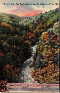 Postcard WATER SCENE Catskill New York NY AL4336