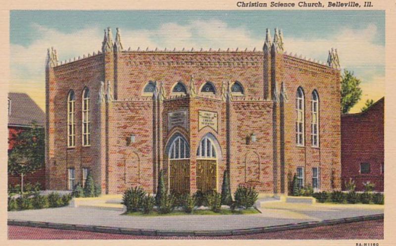 Illinois Belleville Christian Science Church 1940 Curteich