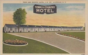 South Carolina Allendale Town And Country Motel