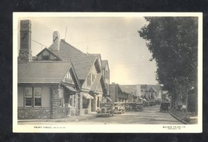 RPPC HOLLISTER MISSOURI DOWNTOWN STREET SCENE OLD CARS REAL PHOTO POSTCARD MO