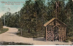 GUELPH , Ontario , 1913 ; Drinking Well in Riverside Park