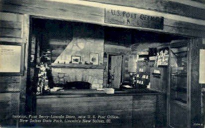 Interior, Berry-Lincoln Store - New Salem, Illinois IL