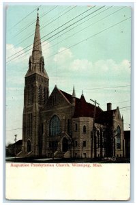 c1905 Augustine Presbyterian Church Winnipeg Manitoba Canada Postcard