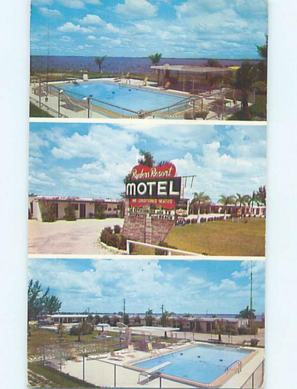 Pre-1980 RYDER'S RESORT MOTEL Charlotte Harbor Florida FL M1247