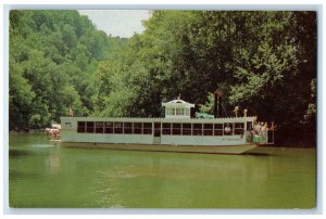 c1960 Sightseeing Cruiser Green River Mammoth Cave National Kentucky KY Postcard