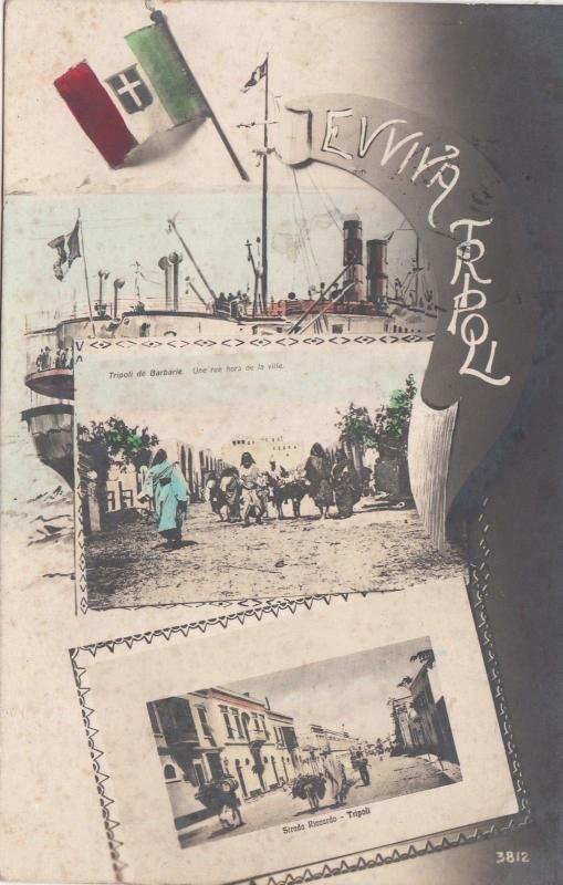 B81045 eviva tripoli multi vieuws   libia lybia  front/back image 