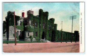 SCRANTON, PA Pennsylvania ~ Lackawanna COUNTY PRISON 1909  Postcard