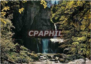 Postcard Modern Jura Picturesque Waterfall Billaude (28 m)
