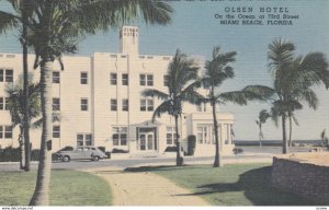 MIAMI BEACH , Florida , 1930-40s ;Olsen Hotel