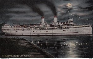 S.S. Roosevelt at Night, 1900-10s