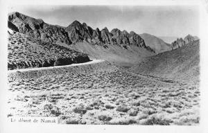 Namak Desert Iran Scenic View Real Photo Postcard J47167