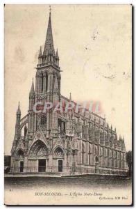 Bonsecours - L & # 39Eglise Notre Dame Old Postcard