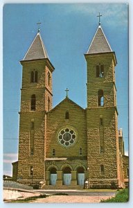 VICTORIA, KS Kansas ~ ST. FIDELIS CHURCH of the PLAINS 1969  Postcard