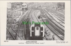 Train Postcard - Earlswood, Redhill, Surrey - Railway Line, Transport RS35930