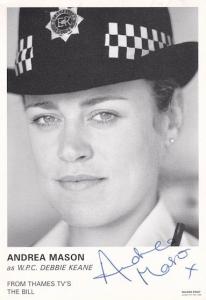 Andrea Mason WPC Debbie Keane ITV The Bill Hand Signed Cast Card Photo