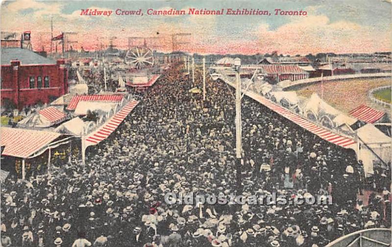Midway Canal, Canadian National Exhibition Toronto, Canada 1922 
