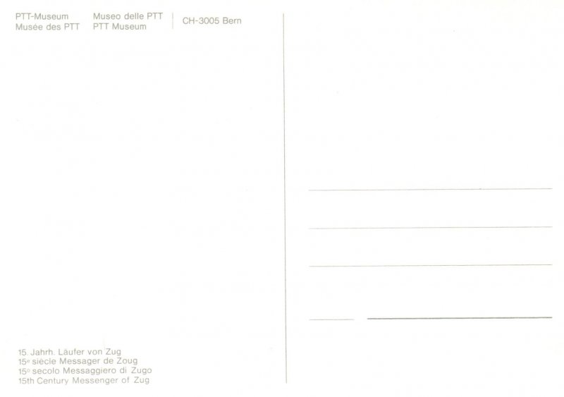 15th Century Messager of Zug