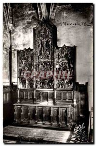 Auxerre - Church St Germain L & # 39Auxerois Celebre Flemish altarpiece carve...