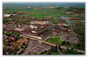 Postcard PA Hershey Chocolate Corporation Hershey Pennsylvania Aerial View 