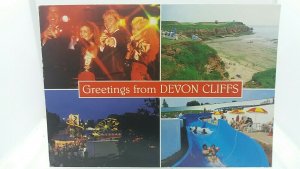 Vintage Postcard Devon Cliffs Holiday Park Exmouth Multiview 1990s