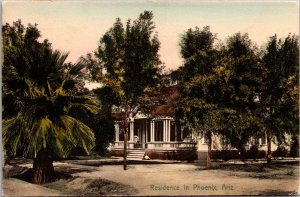 Hand Colored Postcard Residence in Phoenix, Arizona~138538