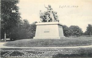 American Monument C-1905 Garfield Park Chicago Illinois Rotograph postcard 6811