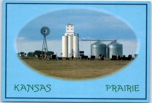 Postcard - Reminders of the agricultural economy of the state, Prairie - Kansas