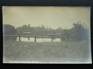 Hertfordshire SYANMORE HEATH Pond c1918 RP Postcard by Ale Cooke, Bushey Heath