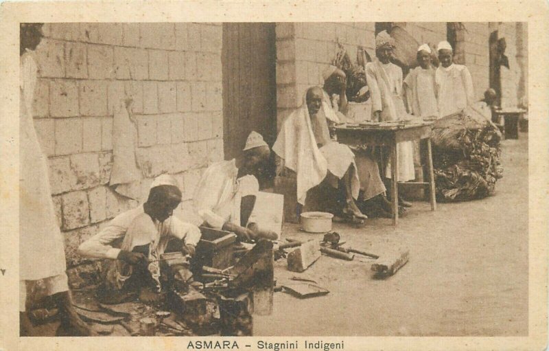 Eritrean Asmara indigenous tinsmiths 