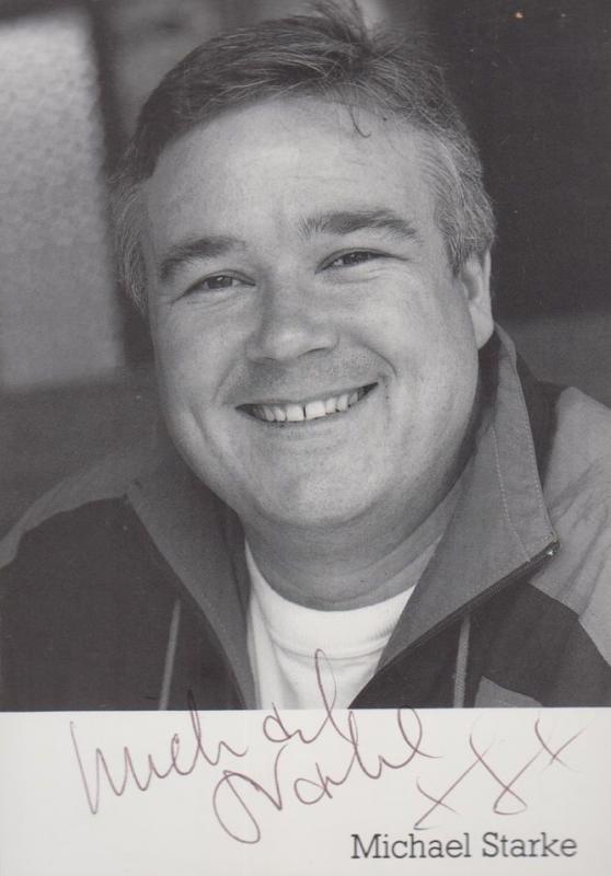 Michael Starke Brookside Hand Signed Photo