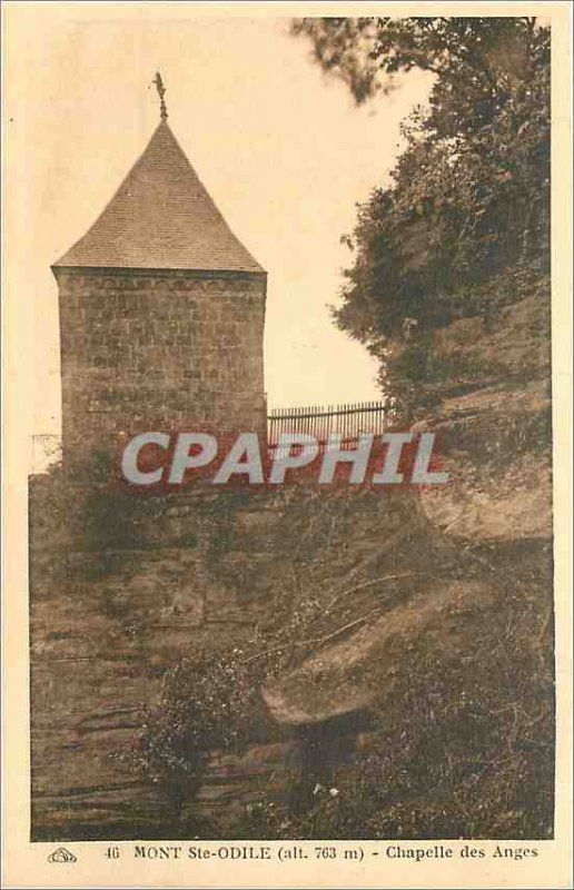 Old Postcard Mont Sainte Odile Chapel of the Angels