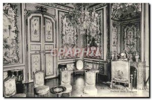 Old Postcard Chateau de Chantilly Lounge monkeys