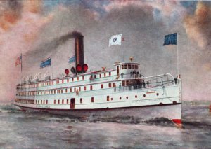 Steamship Colonial Navagation Company Ship Postcard