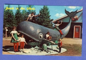 Santa's Village Postcard, Jonah In The Whale, Jefferson, New Hampshire/NH