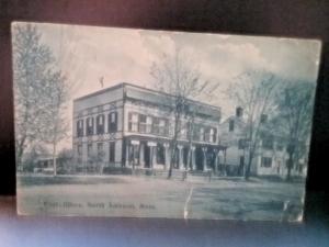 Postcard  Real Photo, Post Office in Amherst, MA