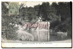 Old Postcard Paris Cascade Du Bois De Boulogne