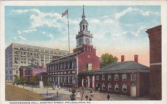 Pennsylvania Philadelphia Independence Hall Chestnut Street