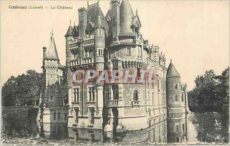 Postcard Old Combreux (Loiret) Le Chateau