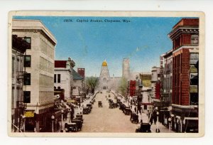 WY - Cheyenne. Capitol Avenue   (creases)