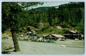 British Columbia Canada Postcard Kanaka Bar Fraser Canyon c1950's Vintage