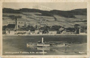 Sailing & navigation themed postcard Nibelungenstadt Pochlarn paddle steamer